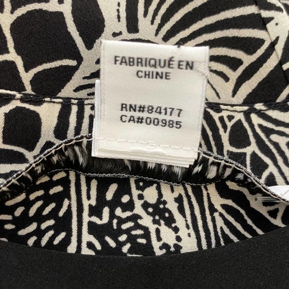 Diane‎ Von Furstenberg Black Silk Long Sleeve Career Workwear Business Blouse 12 - Picture 7 of 8